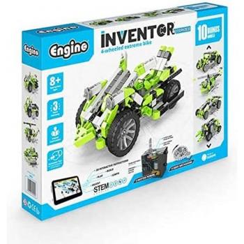 Inventor Motorized 4-wheeled Extreme Bike with 10 bonus Models - Engino