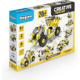 Creative Builder Wheeled Loader Machinery Set - Engino