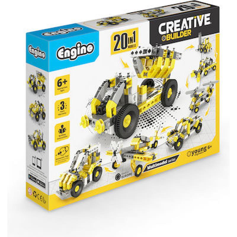 Creative Builder Wheeled Loader Machinery Set - Engino