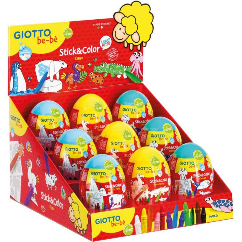 Αυγό Ζωγραφικής Giotto Bebe Stick & Color