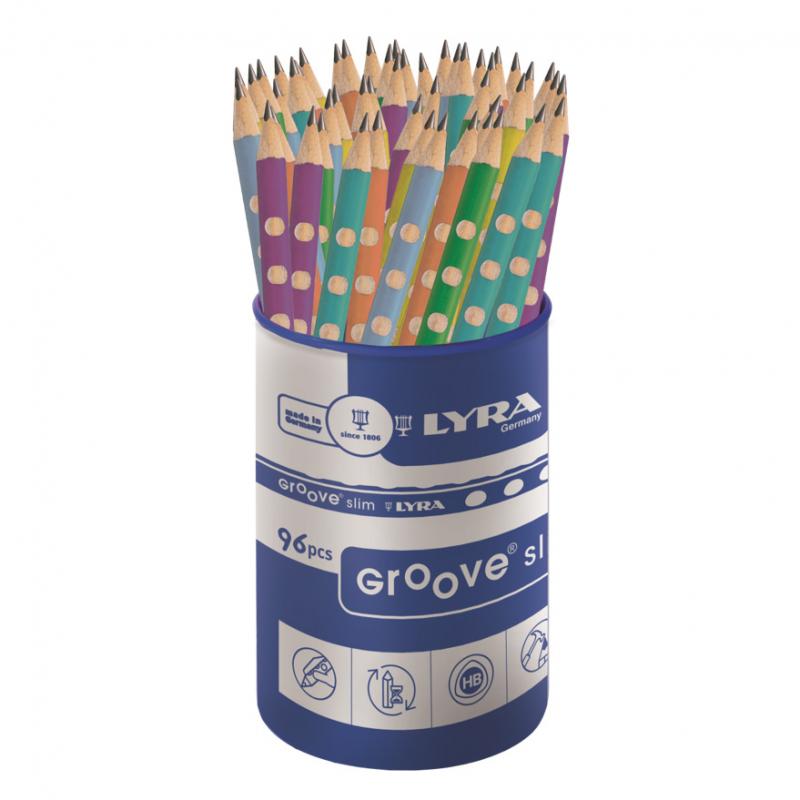 Μολύβι Lyra HB Groove Slim Pastel (6 Χρώματα - Τυχαία Επιλογή)