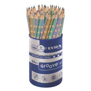 Μολύβι Lyra HB Groove Slim Μεταλλικό (4 Χρώματα - Τυχαία Επιλογή)