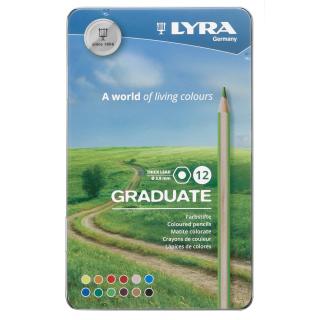 Lyra Ξυλομπογιά Graduate 12 τεμ.