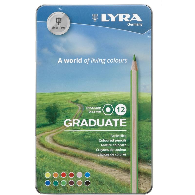 Lyra Ξυλομπογιά Graduate 12 τεμ.