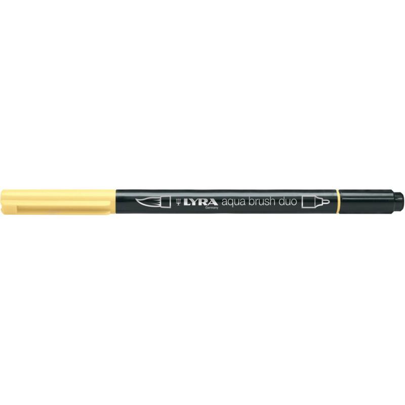 Μαρκαδόρος Πινέλο Lyra Aqua Brush Duo Light Yellow