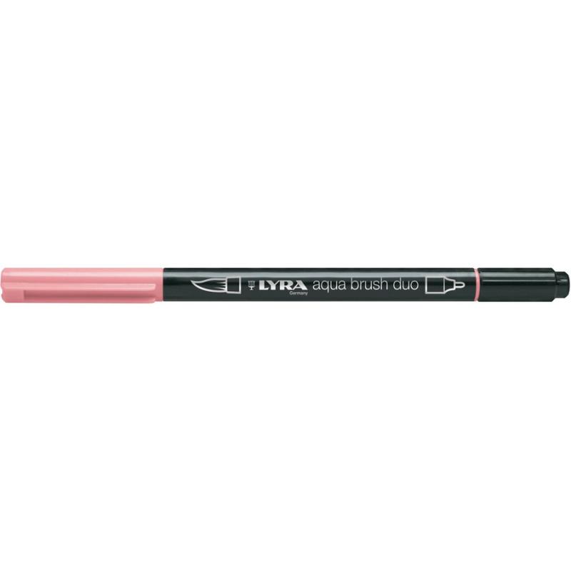 Μαρκαδόρος Πινέλο Lyra Aqua Brush Duo Rose Carmine