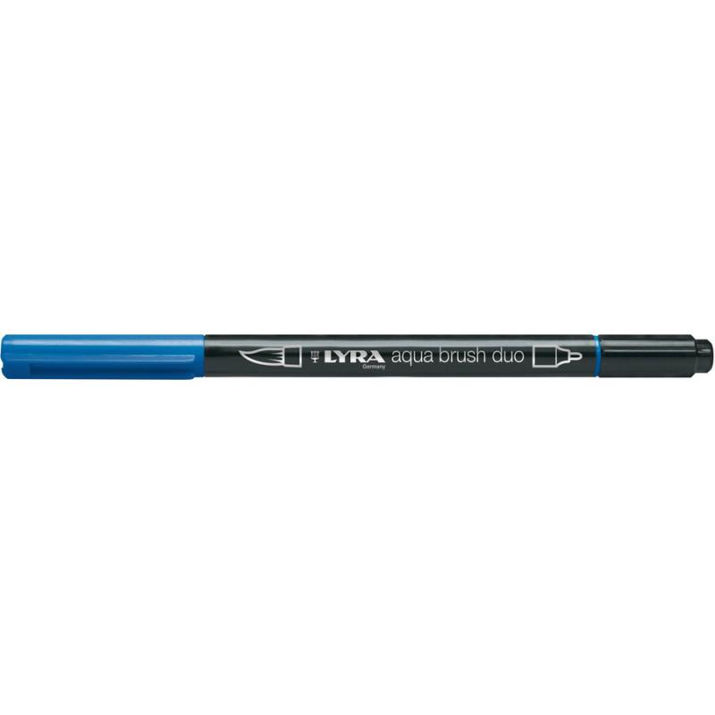 Μαρκαδόρος Πινέλο Lyra Aqua Brush Duo Prussian Blue