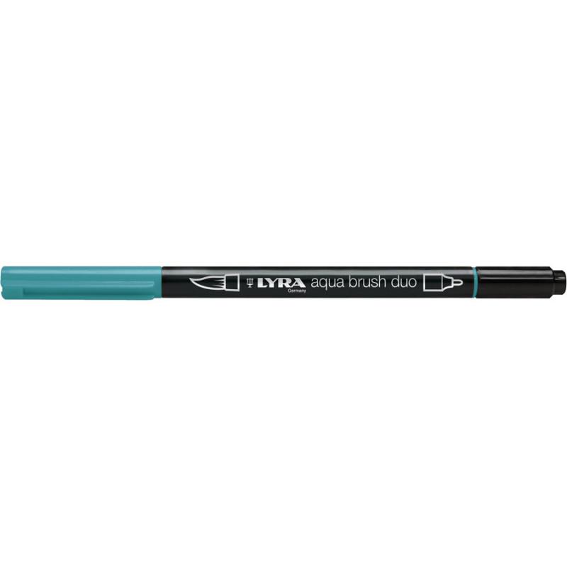 Μαρκαδόρος Πινέλο Lyra Aqua Brush Duo Viridian