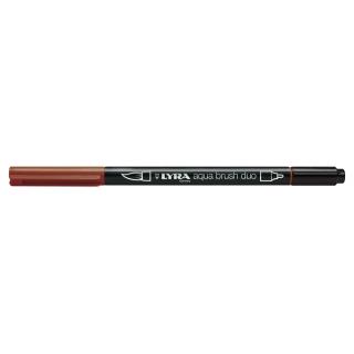 Μαρκαδόρος Πινέλο Lyra Aqua Brush Duo Indian Red