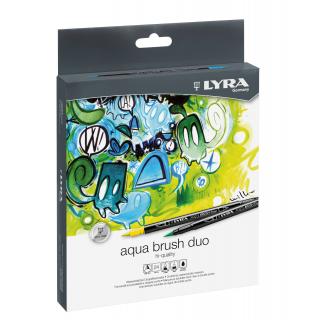 Lyra Μαρκαδόρος Πινέλο Aqua Duo Brush 24 τεμ.