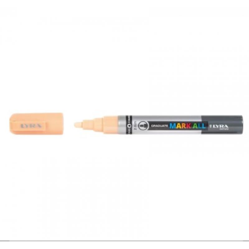 Μαρκαδόρος Lyra Graduate Mark All 2mm Peach Pink