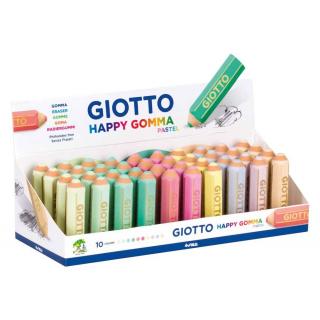 Γόμα Giotto Happy Gomma Pastel (Διάφορα Χρώματα)