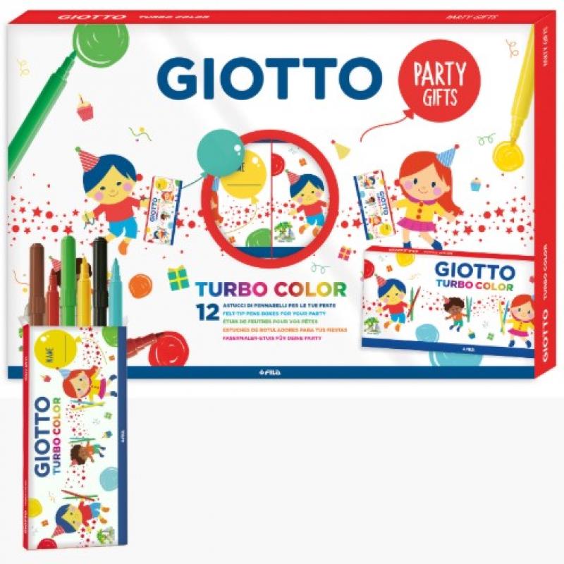 Giotto Κουτί Δώρων για Πάρτι - 12 Κουτιά των 6 Μαρκαδόρων