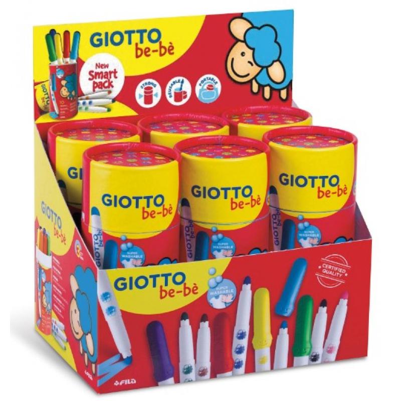 Giotto Bebe Μαρκαδόροι 10 Τεμάχια σε Ποτήρι