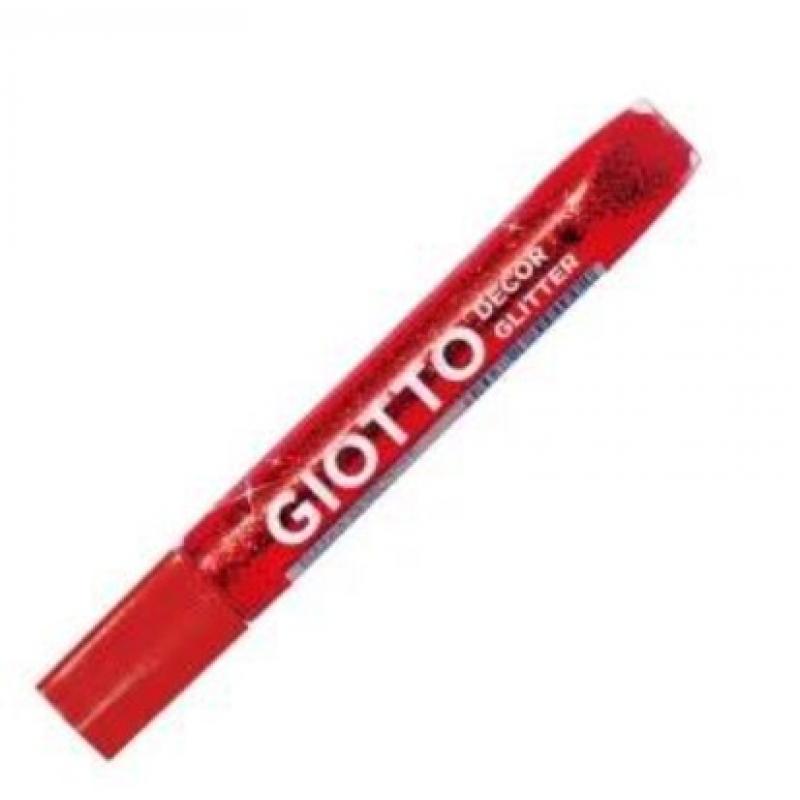 Κόκκινη - Κόλλα Glitter Giotto