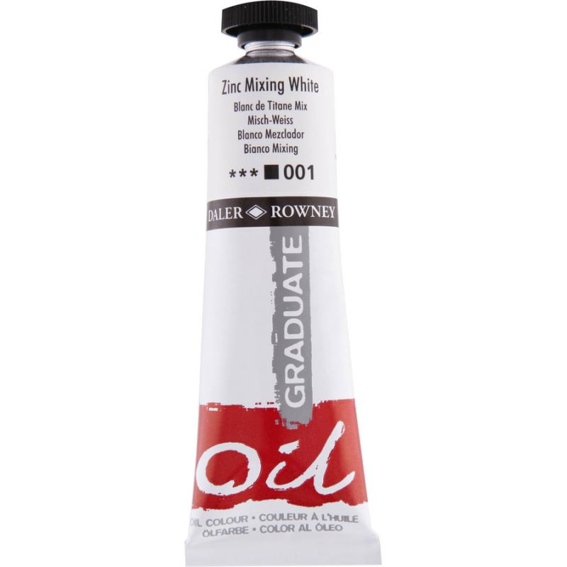 Daler Rowney 001 Zinc Mix White Oil Colour 38ml