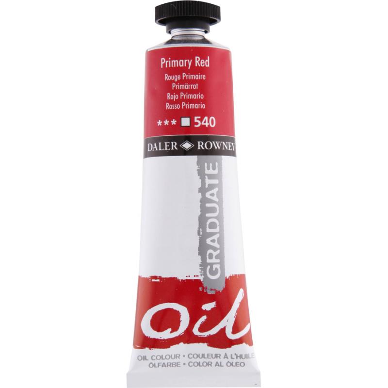 Daler Rowney 540 Primary Red Oil Colour 38ml