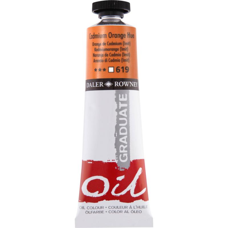 Daler Rowney 619 Cadmium Orange Hue Oil Colour 38ml