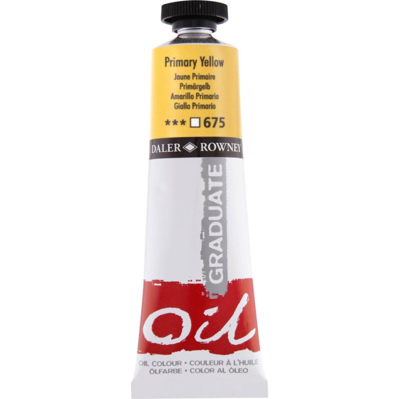 Daler Rowney 675 Primary Yellow Oil Colour 38ml
