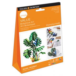 Simply Acrylic Botanical Art Activity Set
