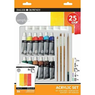 Daler Rowney Watercolor Set 25x Simply Paints Set