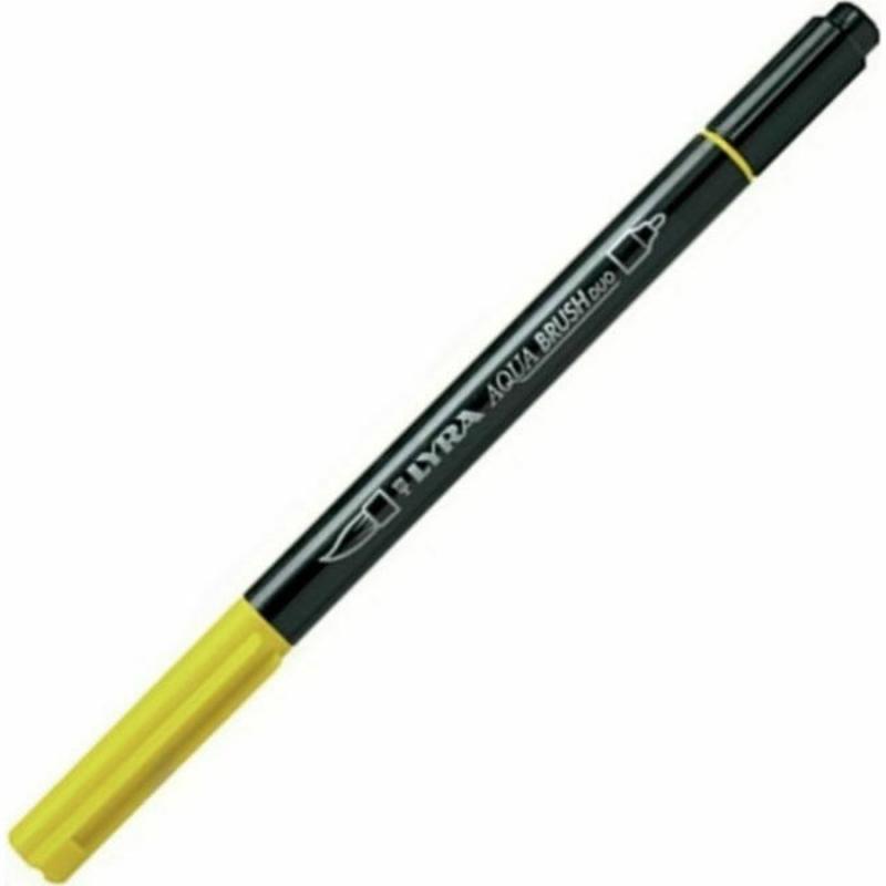 Μαρκαδόρος Πινέλο Lyra Aqua Brush Duo Cadmium Yellow Lemon