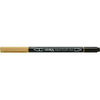 Μαρκαδόρος Πινέλο Lyra Aqua Brush Duo Brown Ochre