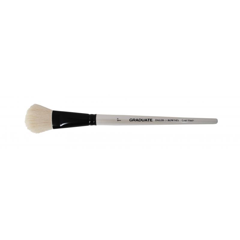 Πινέλο Daler Rowney Graduate White Goat Oval Wash 1