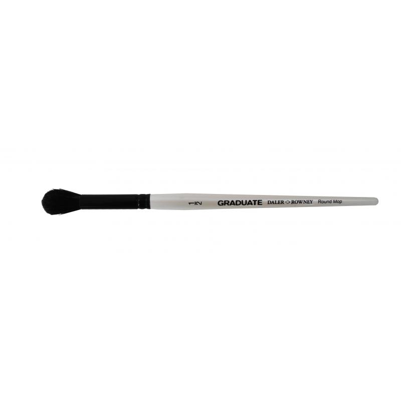 Πινέλο Daler Rowney Graduate Black Goat Round Mop 1/2