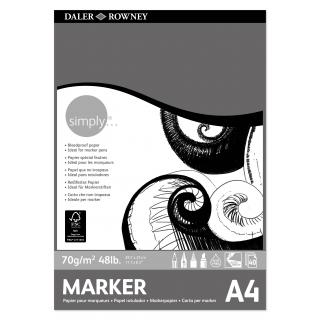 Daler Rowney Simply A4 Marker Pad 40 σελ. - 70 gsm
