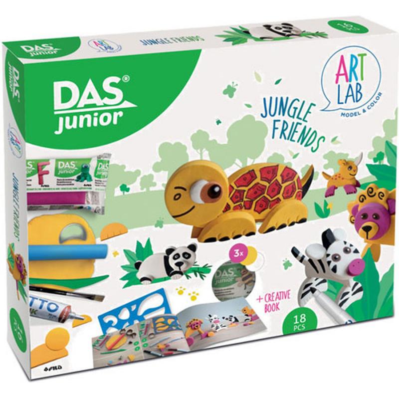Σετ Δημιουργίας Das Junior Art Lab Jungle Friends