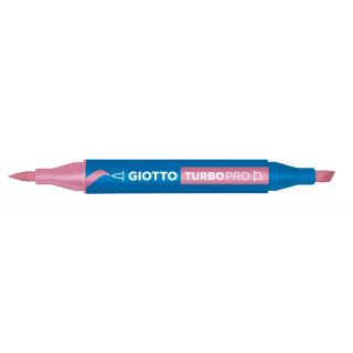 Giotto Turbo Pro Dual Nib Felt Tip Pen - Pink
