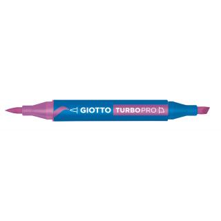 Giotto Turbo Pro Dual Nib Felt Tip Pen - Purple