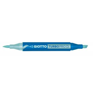 Giotto Turbo Pro Dual Nib Felt Tip Pen - Aquamarine