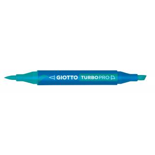 Giotto Turbo Pro Dual Nib Felt Tip Pen - Leaf Green
