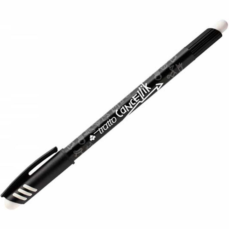Tratto Cancellik 0.4 Μαύρο Στυλό που Σβήνει