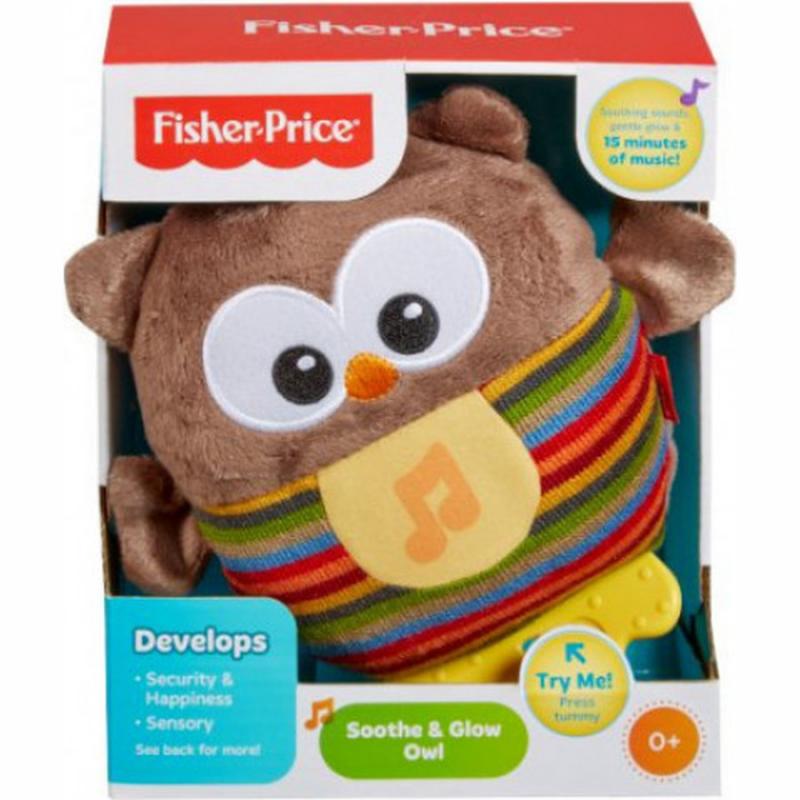 Μαλακή Κουκουβάγια Καφέ Fisher-Price 0+
