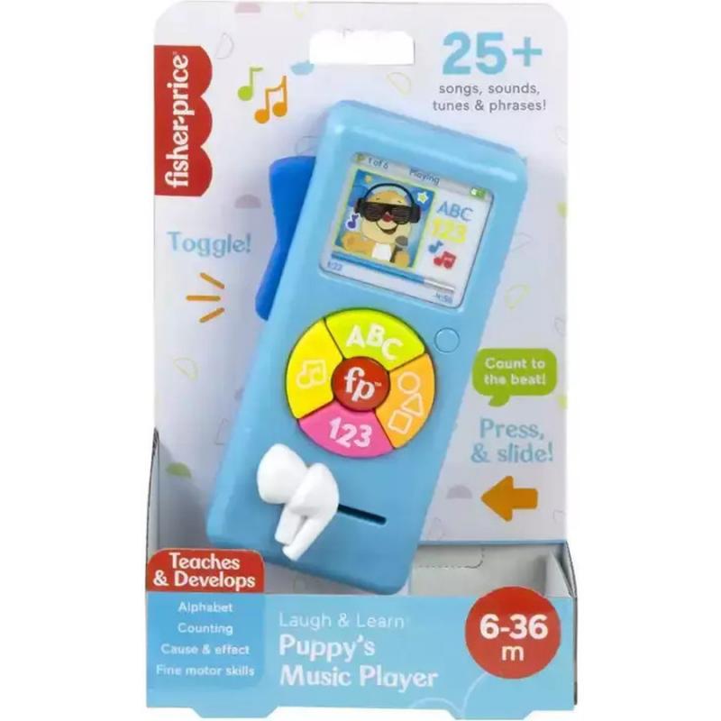 Fisher-price Εκπαιδευτικό Ραδιοφωνάκι - Σκυλάκι με Τραγούδια 6-36 Μηνών