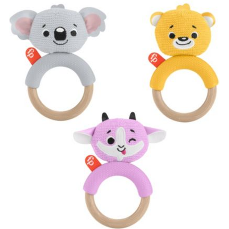 Fisher Price Sensimals - Ζωάκια με Διάφορες Υφές - Γκρι Κοάλα