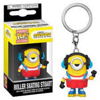 Funko POP! Keychain Minions 2 - Roller Skating Stuart Vinyl Figure