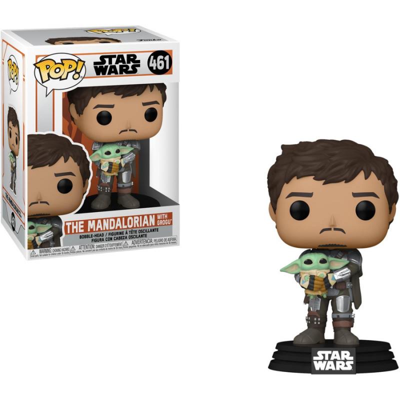 Funko POP! Star Wars: Mandalorian - Mando Holding Child