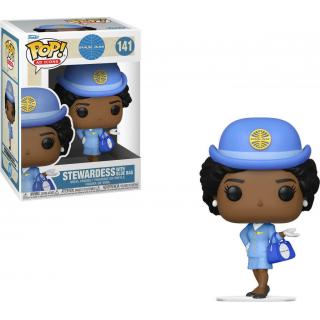 Funko Pop! Ad Icons: Pan Am - Stewardess With Blue Bag #141 Vinyl Figure