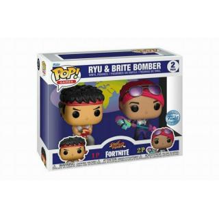 Funko POP! Fortnite - 2PK Ryu & Brite Bomber