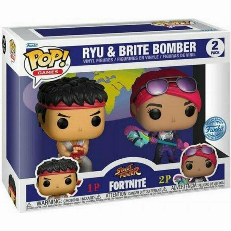 Funko POP! Fortnite - 2PK Ryu & Brite Bomber
