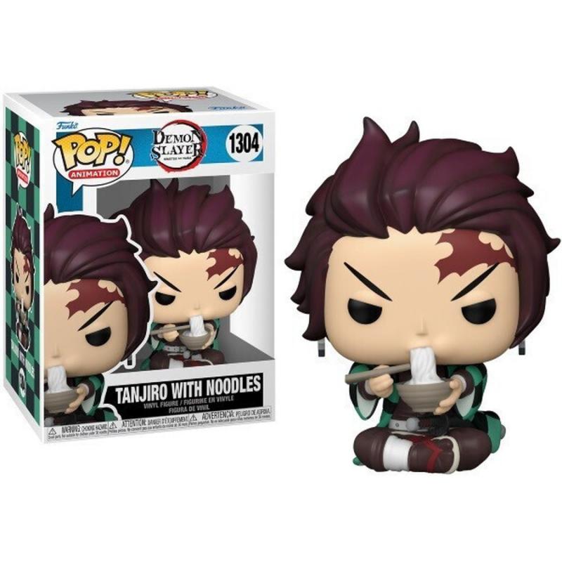 Funko Pop! Animation: Demon Slayer: Kimetsu no Yaiba - Tanjiro with Noodles #1304 Vinyl Figure