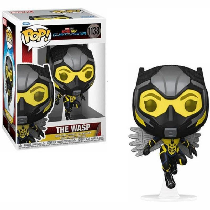 Funko Pop! Marvel: Ant-Man and the Wasp: Quantumania - Wasp #1138 Bobble-Head Vinyl Figure