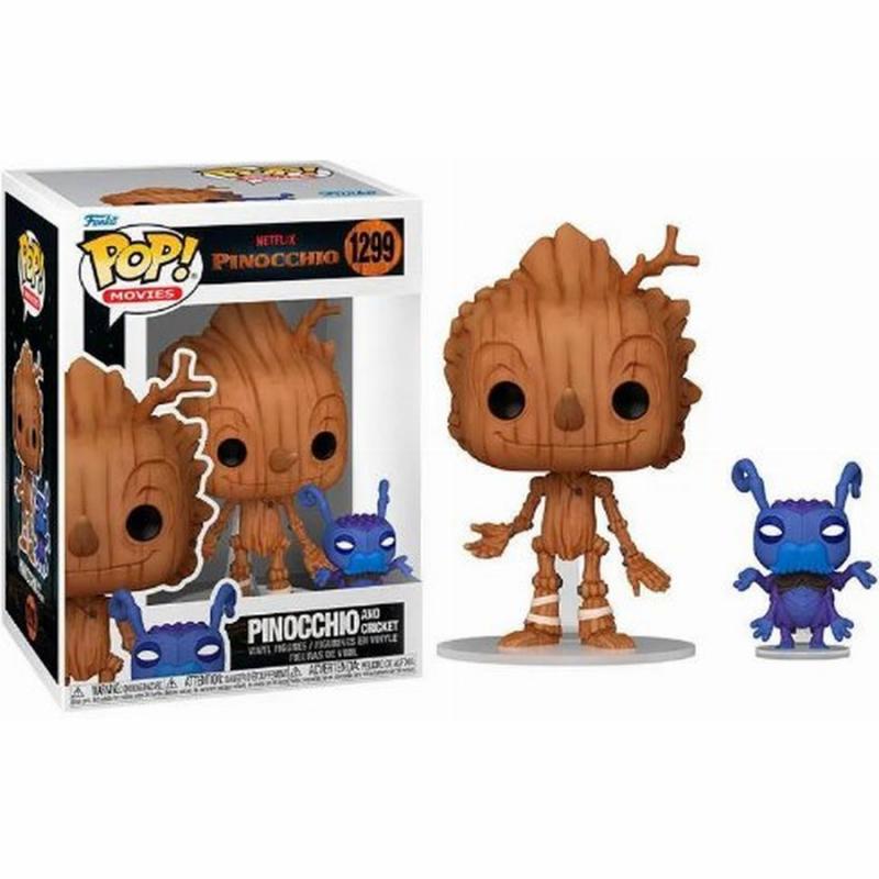 Funko Pop! Netflix Movies: Pinocchio - Pinocchio and Cricket #1299 Vinyl Figures