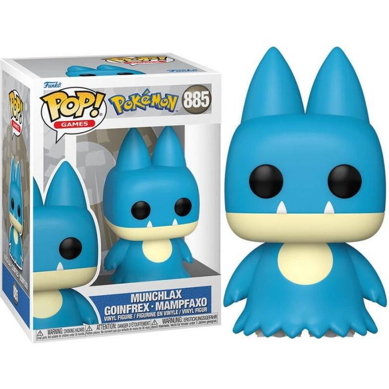 Funko Pop! Games: Pokemon - Munchlax Goinfrex Mampfaxo #885 Vinyl Figure