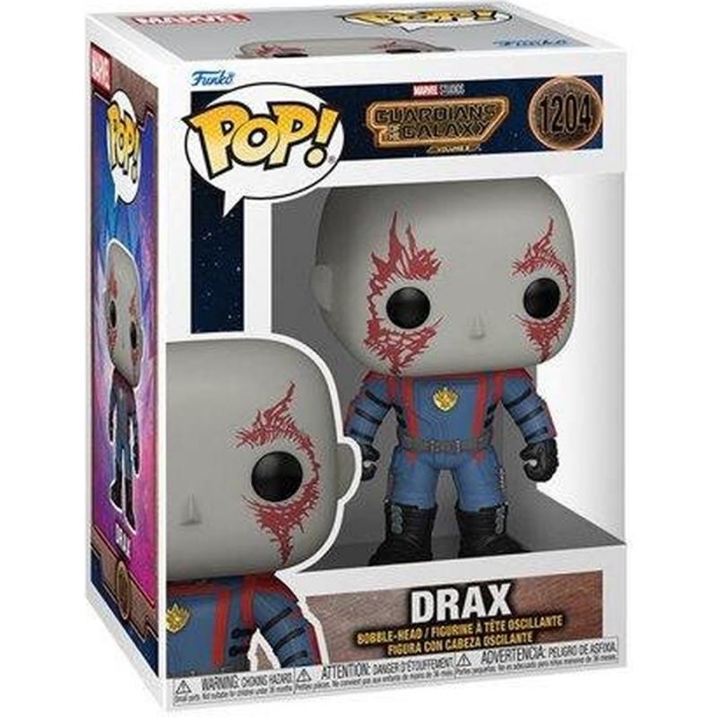 Funko Pop! Marvel: Guardians of The Galaxy Vol.3 - Drax #1204 Bobble-Head Vinyl Figure