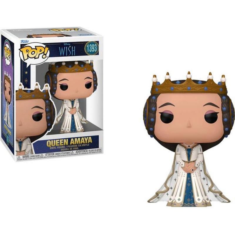 Funko Pop! Disney: Wish - Queen Amaya #1393 Vinyl Figure